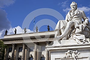 Alexander von Humboldt Statue at Humboldt University