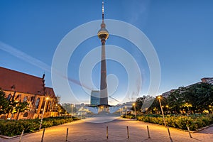 The Alexanderplatz in Berlin