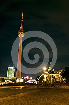 Alexanderplatz full moon