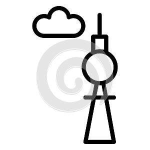 Alexanderplatz  Isolated Vector Icon which can easily modify or edit