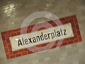 Alexanderplatz sign