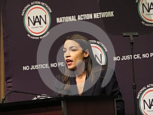 Alexandra Ocasio-Cortez at National Action Network Conference