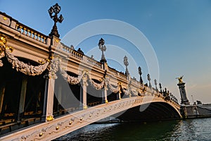 Alexandre III Bridge in Paris