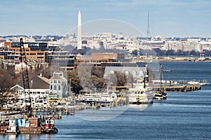Alexandria, VA with Washington, DC photo