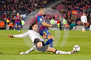 Alexis Sanchez in action