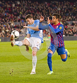 Alexis Sanchez in action