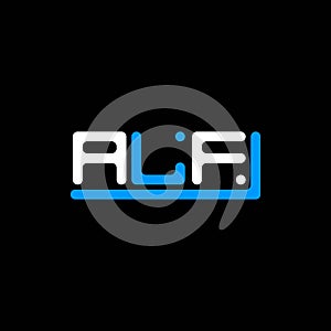 ALF letter logo creative design with vector graphic, photo