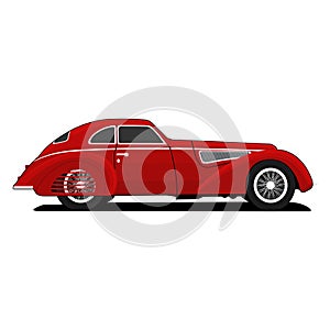 Alfa Romeo Classic Cars Vector Illustration