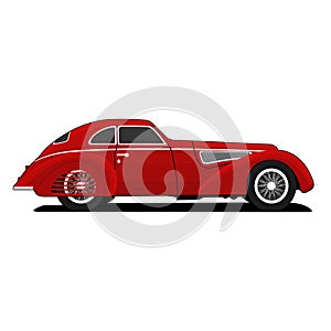 Alfa Romeo Classic Cars Vector Illustration photo