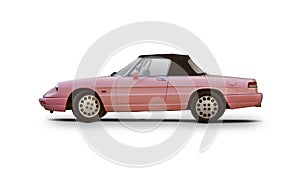 Alfa Romeo Spider cabrio isolated