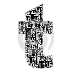 Alfabet Letters A-Z Text Illustration Background. Full Resolution