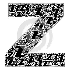 Alfabet Letters A-Z Text Illustration Background. Full Resolution