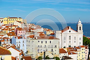 Alfama district in Lisbon