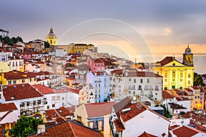 Alfama, Lisbon, Portugal Cityscape