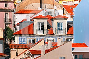 Alfama on a sunny afternoon, Lisbon, Portugal