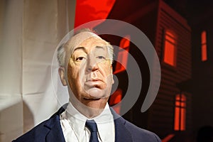 Alfred Hitchcock Figurine At Madame Tussauds Wax Museum