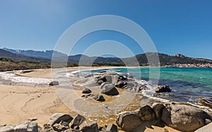 Algajola beach in Balagne region of Corsica