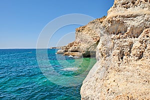 Algar Seco in Algarve, Portugal