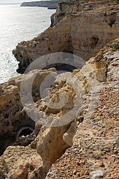 Algar Seco in the Algarve in Portugal