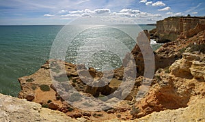 Algar Seco at Carvoeiro, Algarve photo