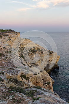 Algar Seco in Carvoeiro in Algarve Portugal