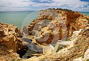 Algar Seco pool at Algarve