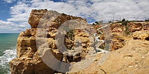 Algar Seco stairs at Algarve