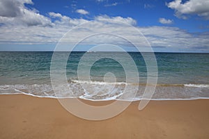 Algarve Beach at Atlantic Ocean. Portugal