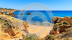 Algarve beach in Portugal