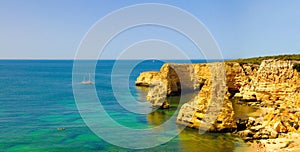 Algarve - Marinha Beach, Summer Holidays, Travel Portugal, Panorama