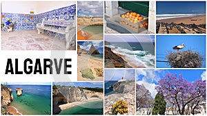 Algarve Portugal photo postcard