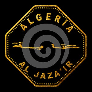 Algeria Annaba Seal Map Design