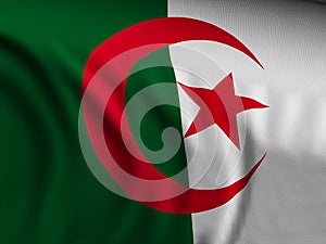 Algeria flag background