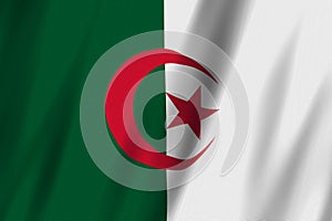 Algeria flag background