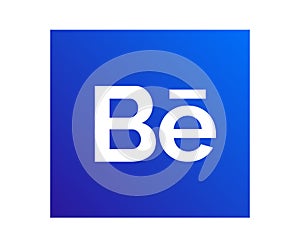 Behance social media icon Symbol Logo Vector