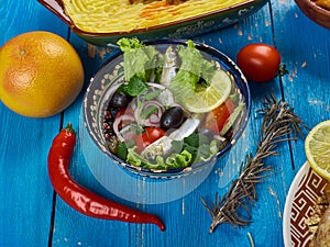 Algerian Salad with Anchovies