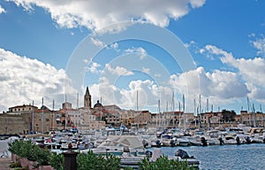 Alghero seen from the dock