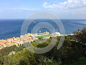 Algiers city from Notre dame d`Afrique Basilica