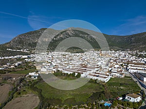 Municipality of Algodonales in the comarca of the white villages in the province of Cadiz, Spain photo