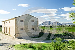 Algorfa, Barn being restored