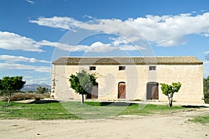 Algorfa, Barn being restored