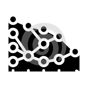 algorithm data science glyph icon vector illustration