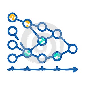 algorithm data science icon doodle illustration