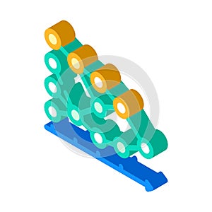 algorithm data science isometric icon vector illustration