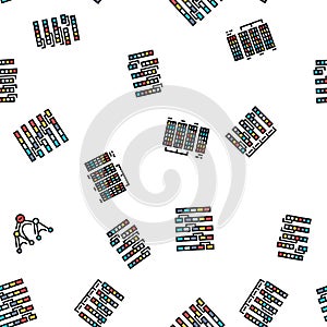 algorithm data technology ai seamless pattern vector