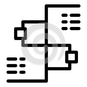 Algorithm flowchart showing data processing steps