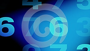 Data science counting and analyzing random numbers in world of numerical data and information design for dynamic data analysis