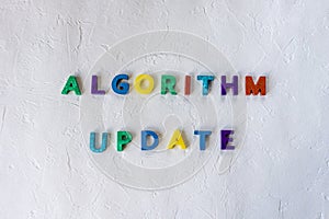 Algorithm update sign