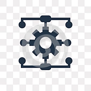 Algorithm vector icon isolated on transparent background, Algorithm transparency concept can be used web and mobile