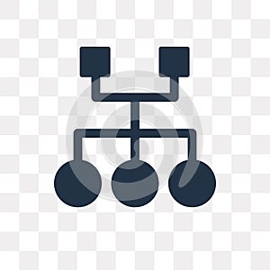 Algorithm vector icon isolated on transparent background, Algorithm transparency concept can be used web and mobile